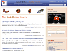 Tablet Screenshot of equitytribes.com